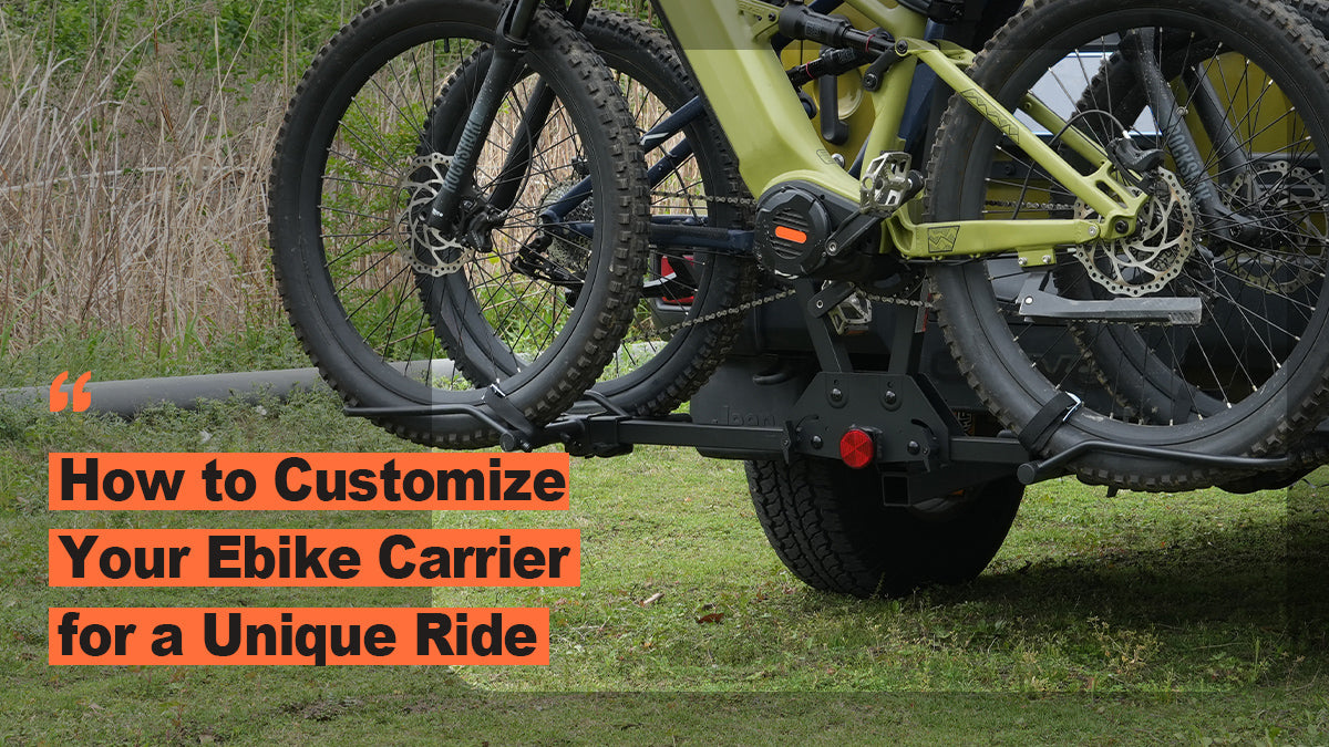 How to Customize Your Ebike Carrier for a Unique Ride