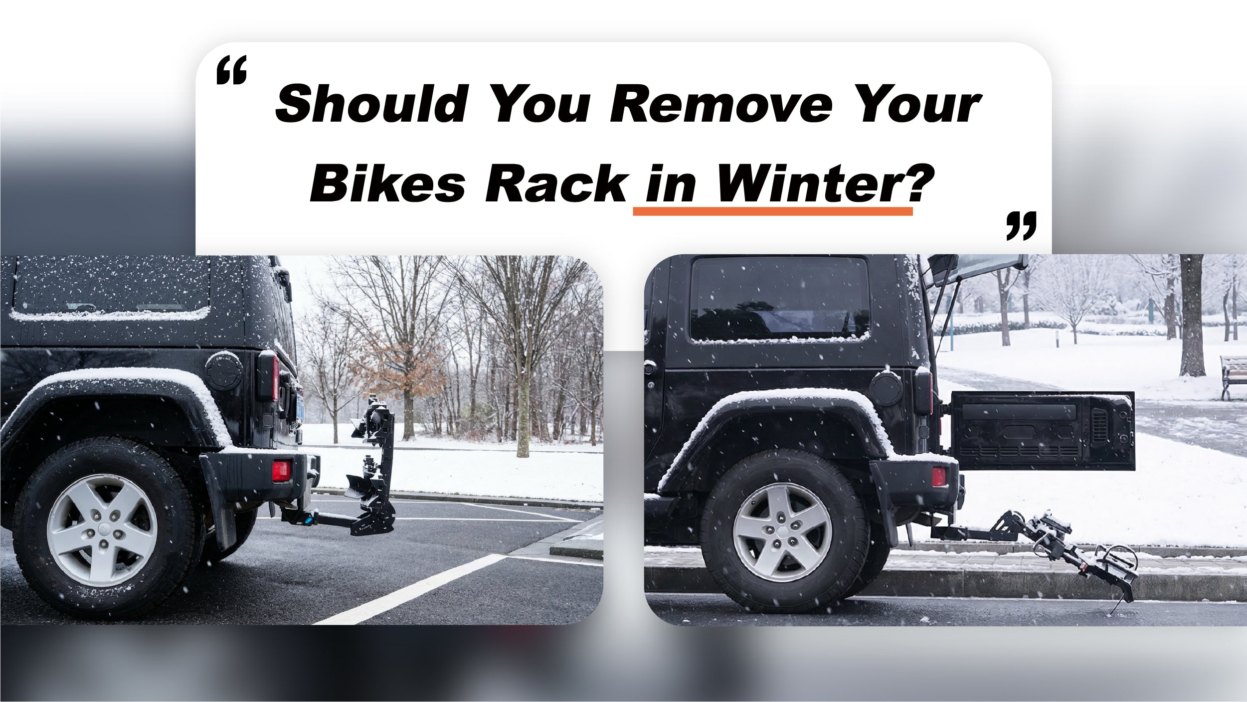 Should You Remove Your Bikes Rack in Winter