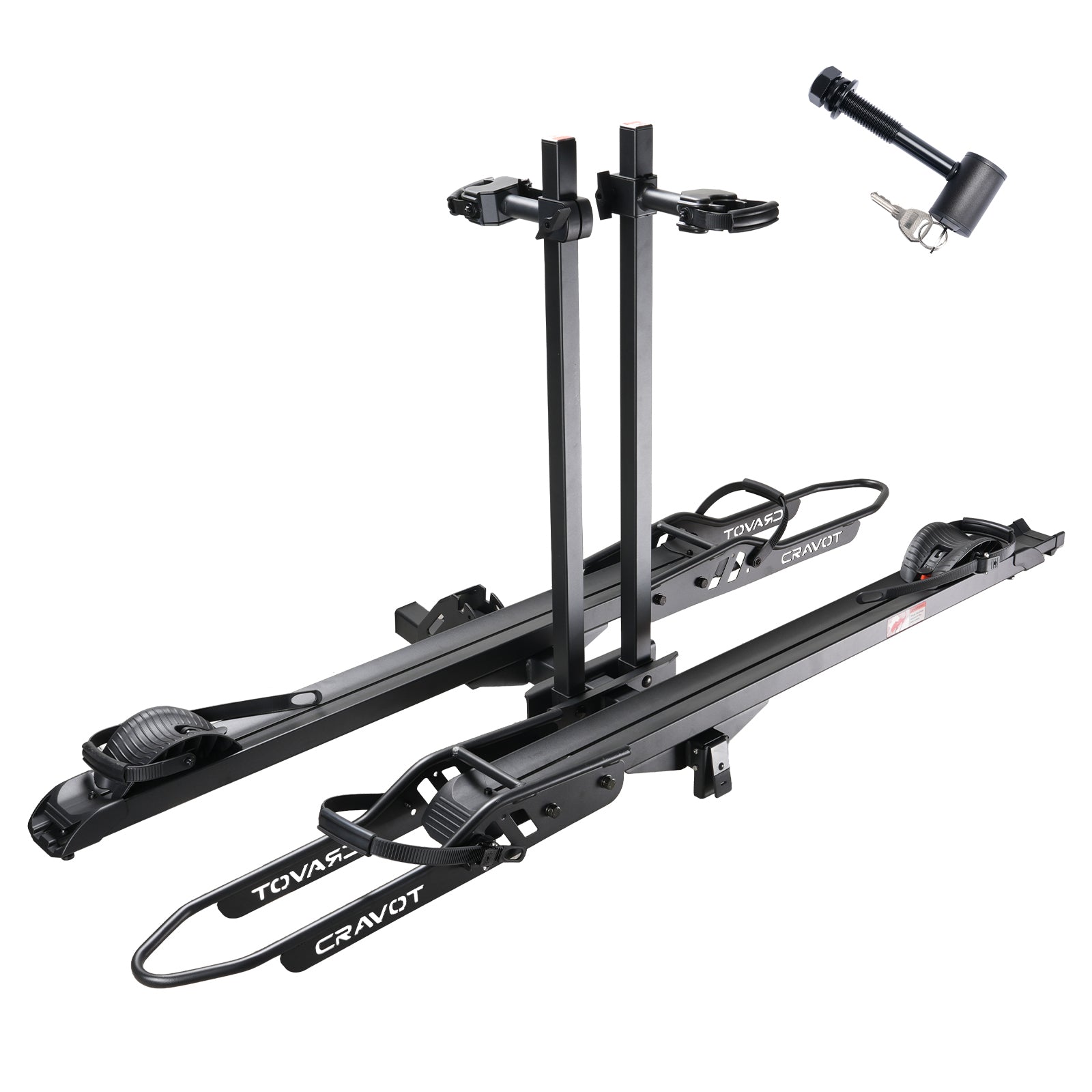 CRAVOT CyberRack R2 Hitch Bike Rack with Integrated Ramp