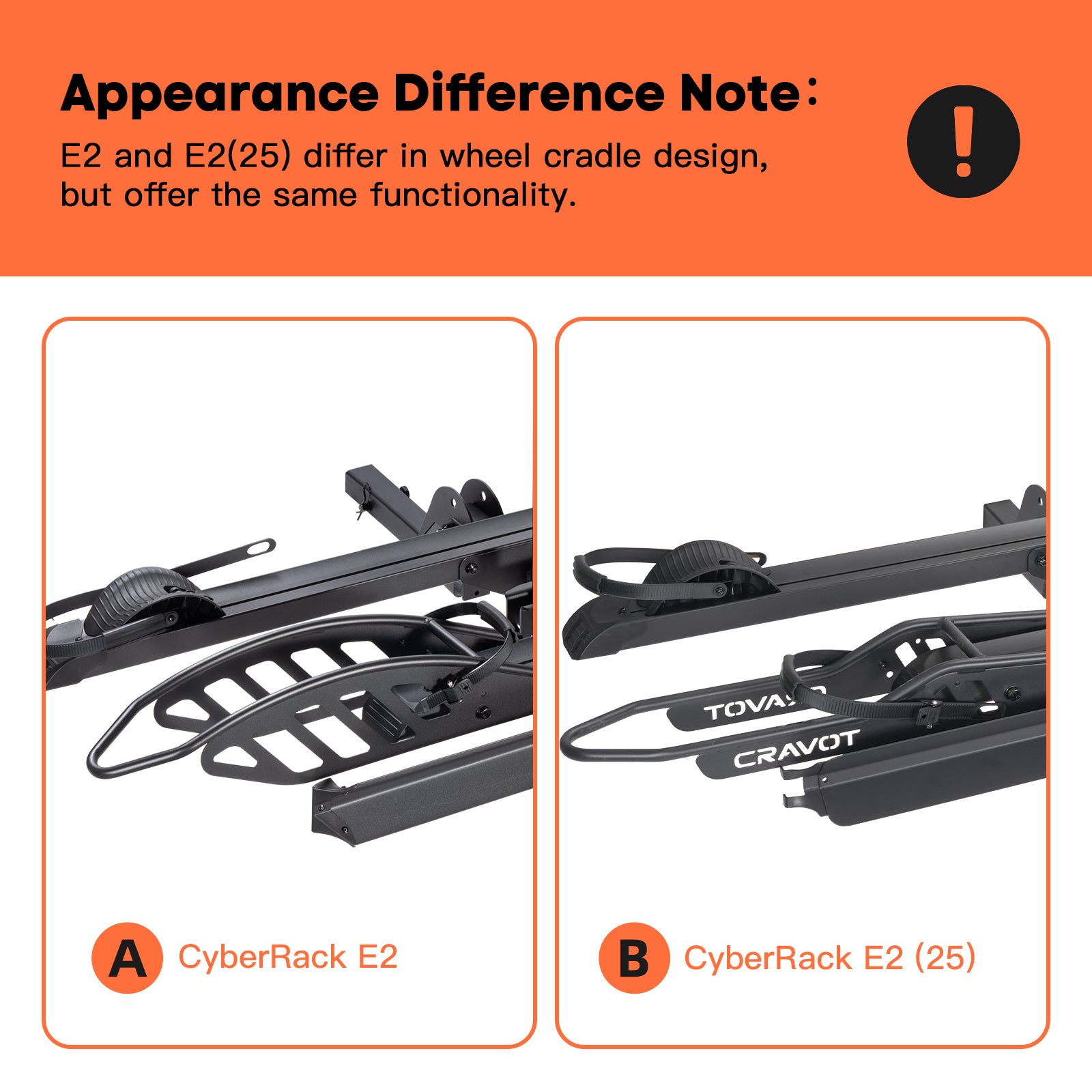 CRAVOT CyberRack E2 Hitch Bike Rack
