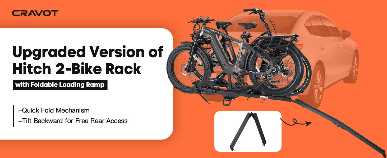 Cravot E2 PLUS Hitch Bike Rack