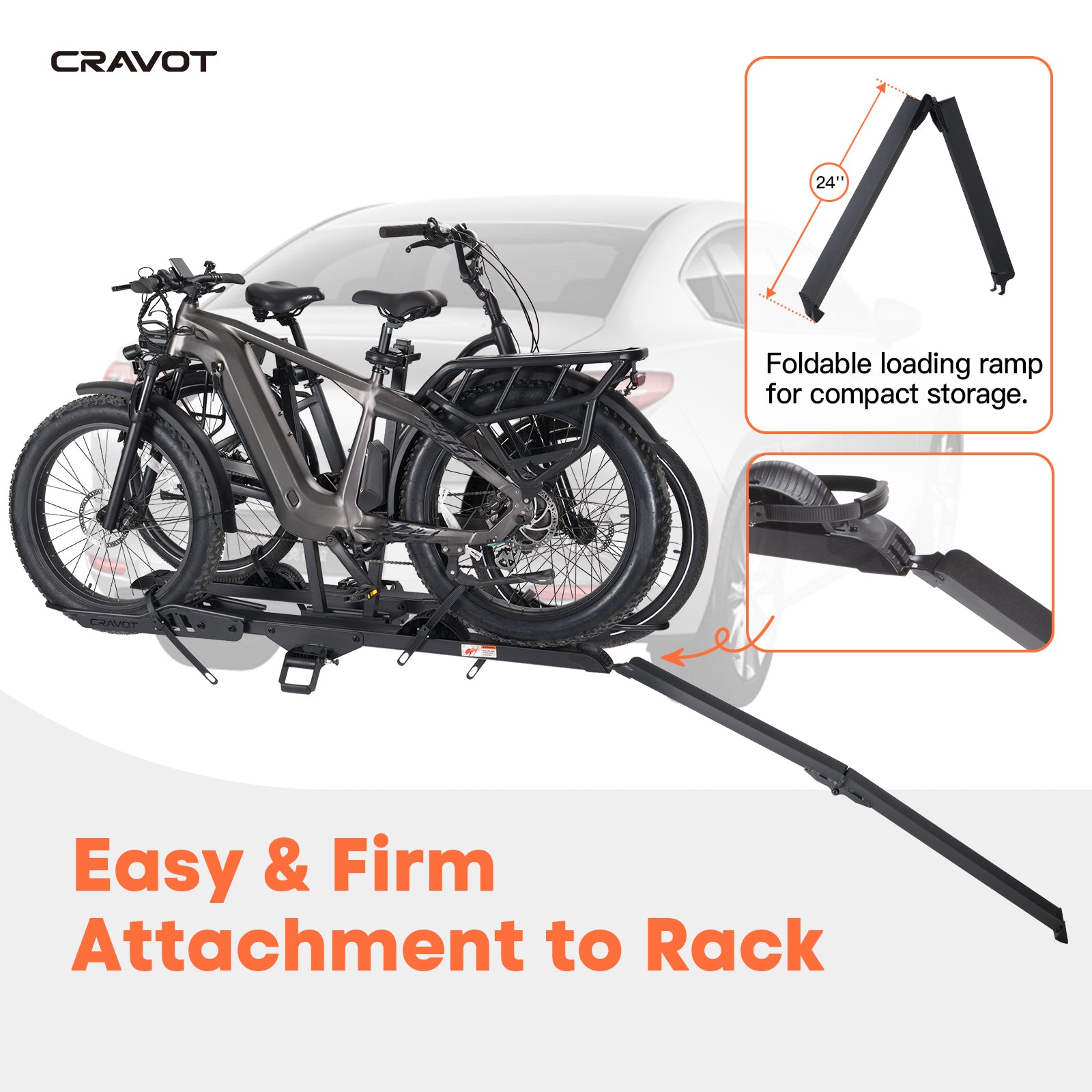 Cravot E2 PLUS Hitch Bike Rack