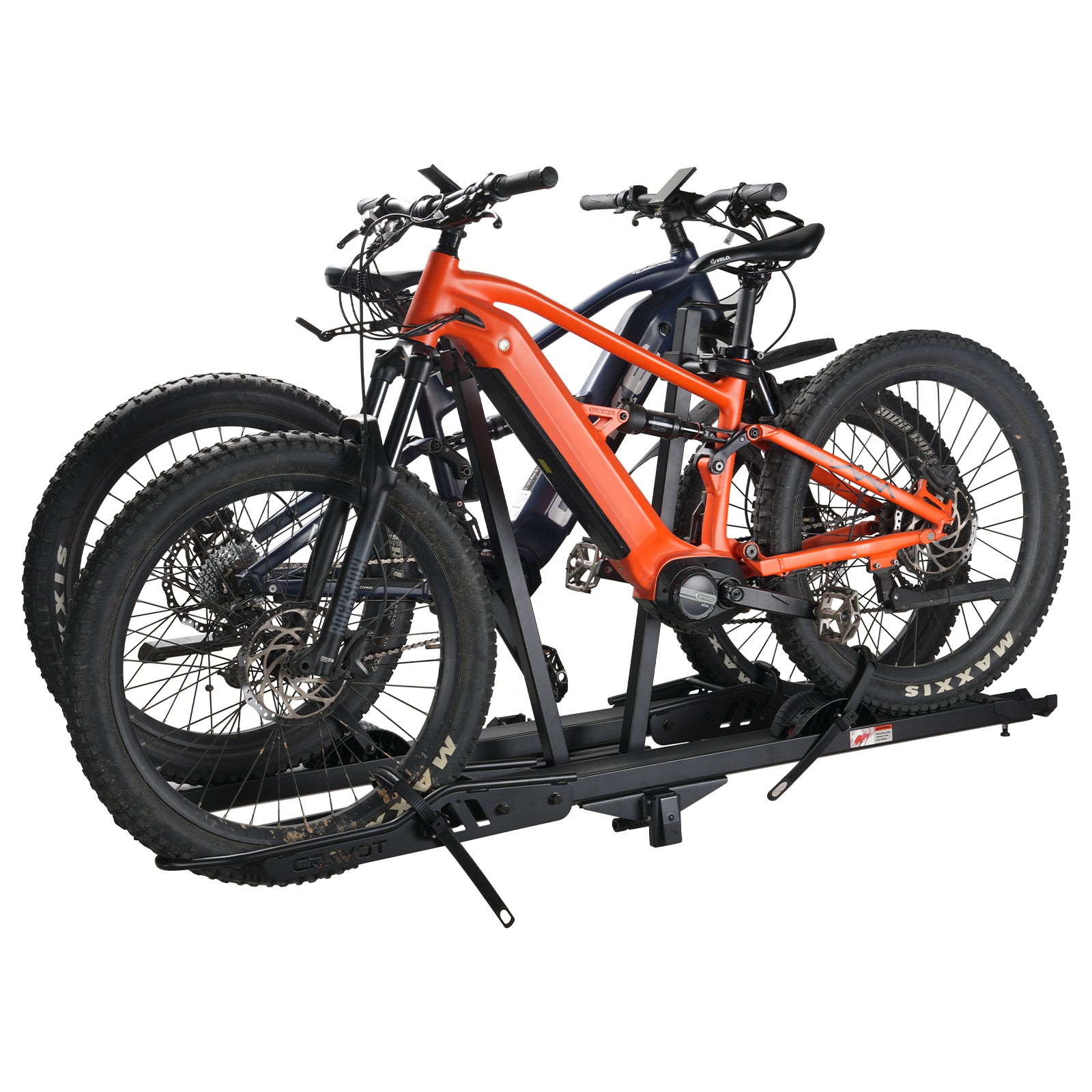 CRAVOT CyberRack R2 Hitch Bike Rack with Integrated Ramp