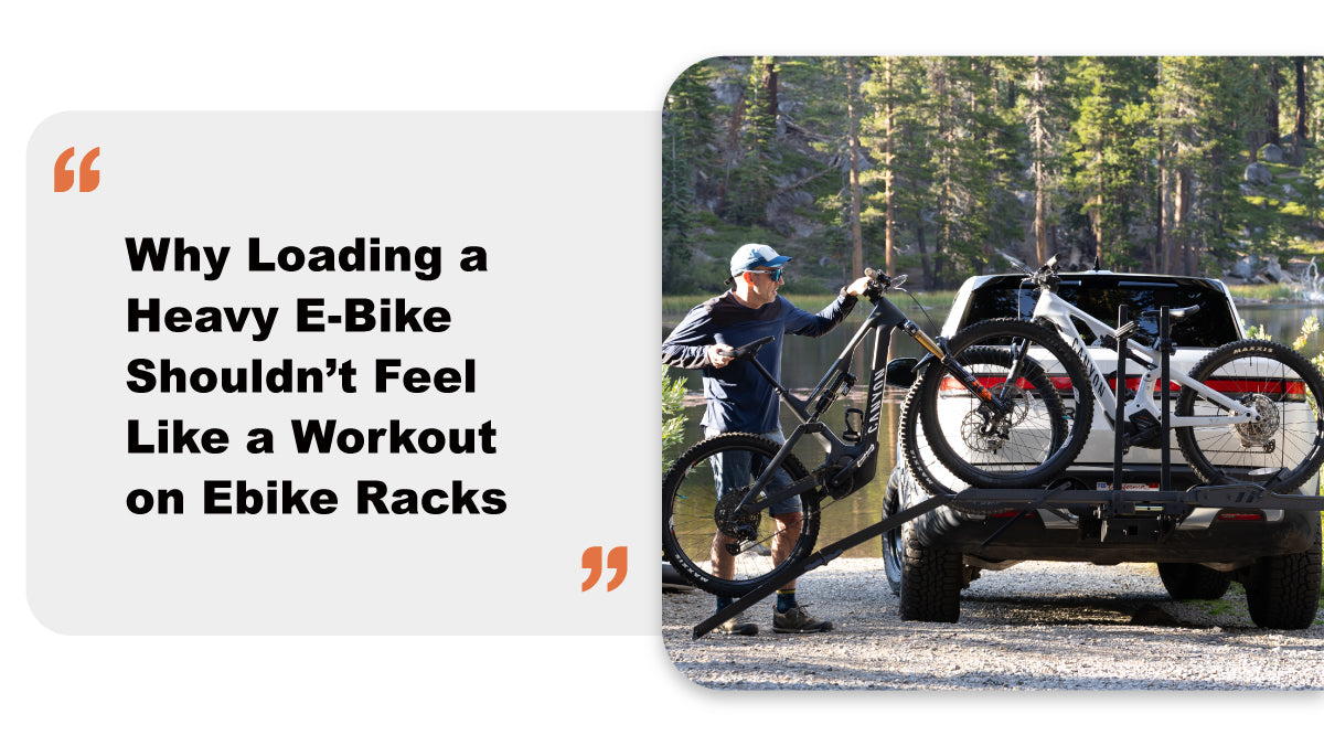 Why Loading a Heavy E-Bike Shouldn’t Feel Like a Workout on Ebike Racks