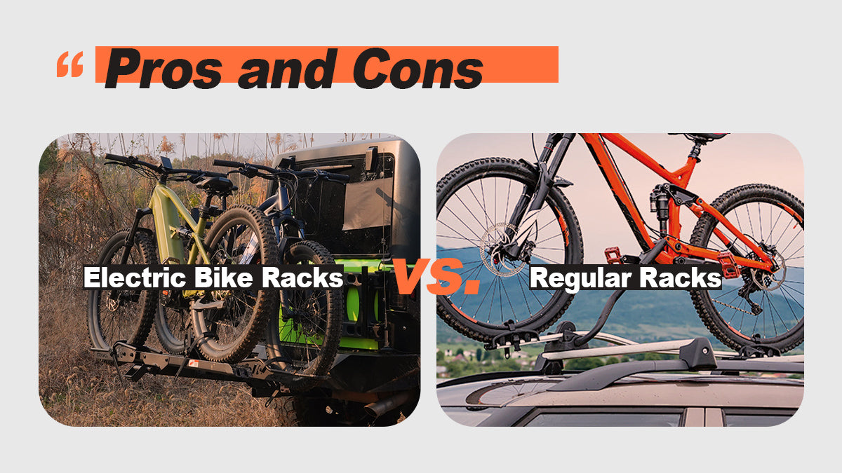 Pros and Cons of Electric Bike Racks vs. Regular Racks