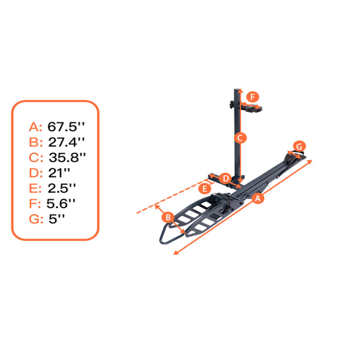 CRAVOT CyberRack E1 Hitch Bike Rack