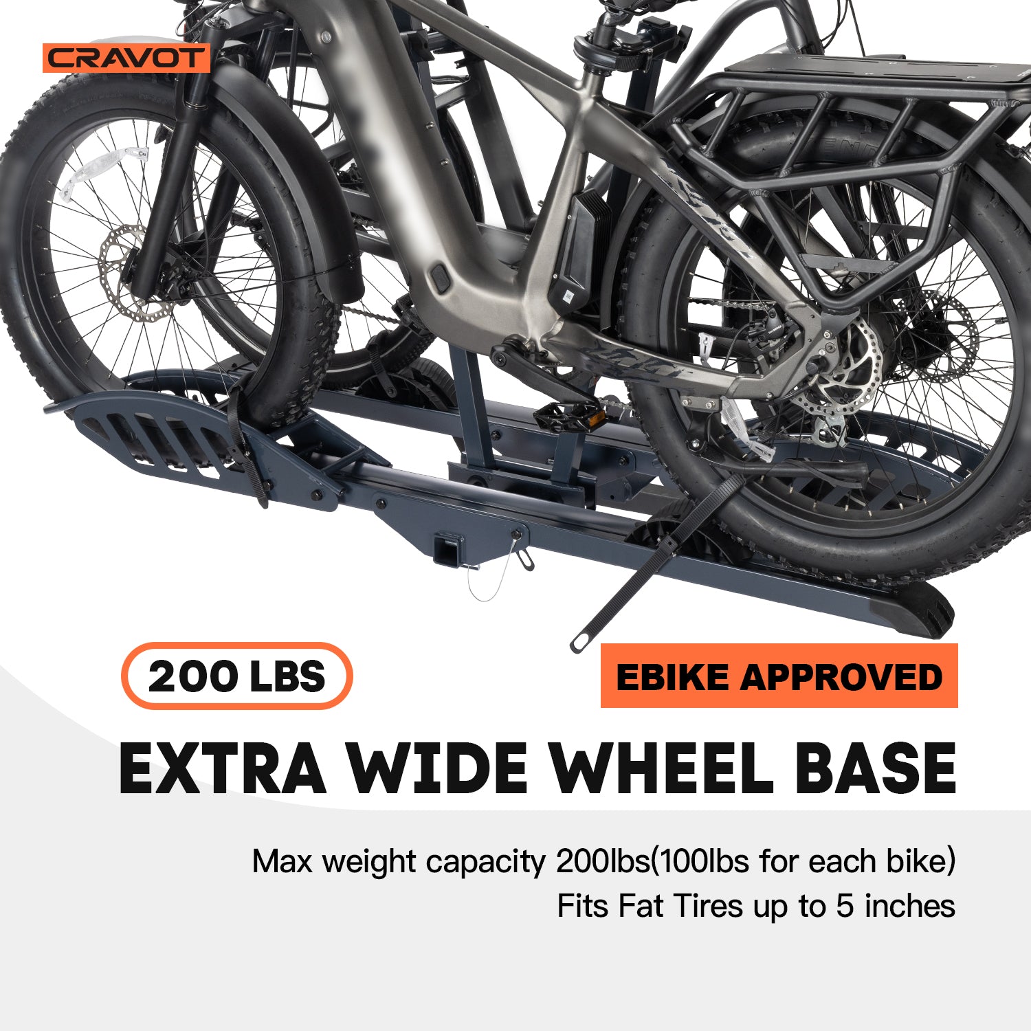 CRAVOT CyberRack E2 Hitch Bike Rack CRAVOT CyberRack E2 Hitch Bike Rack