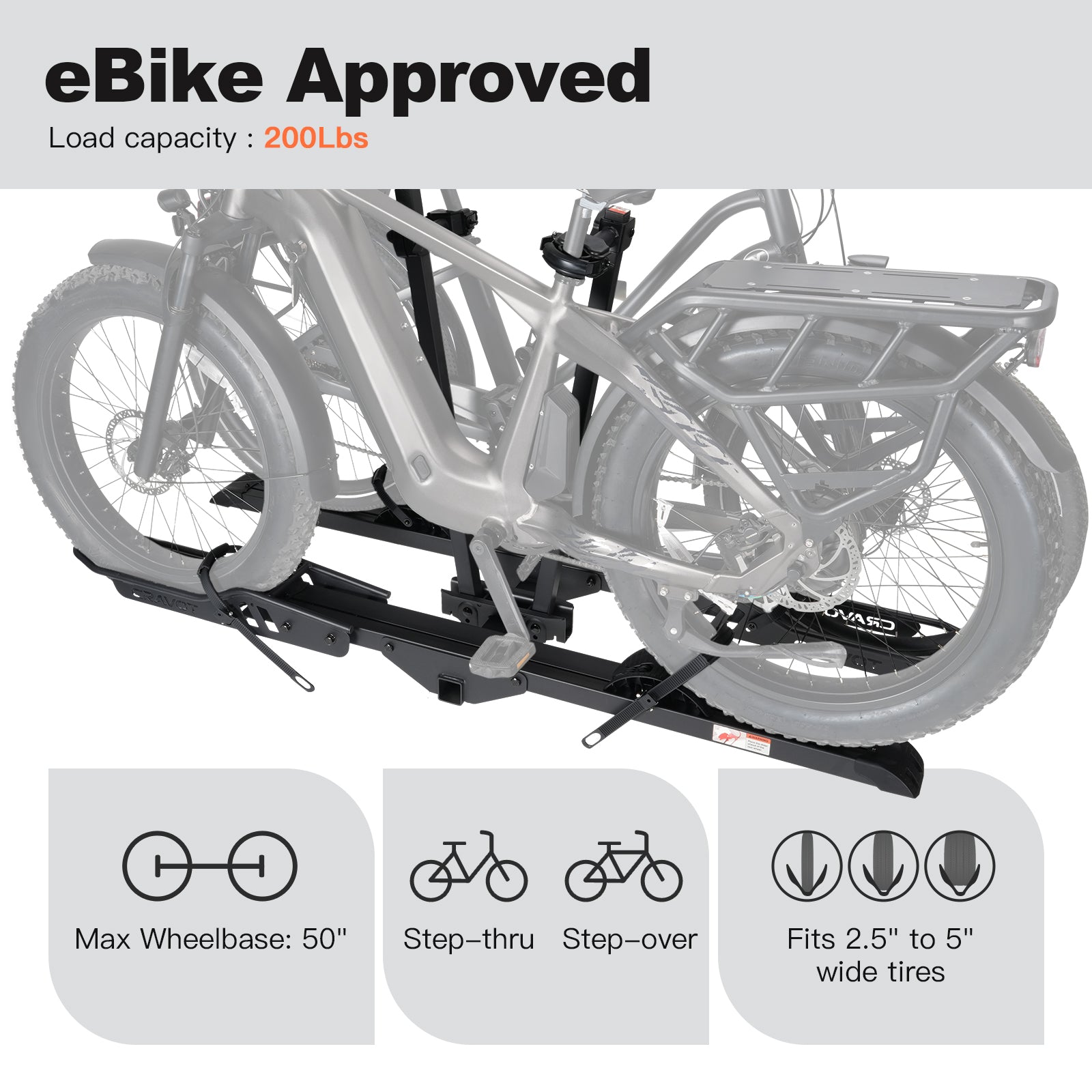 CRAVOT CyberRack E2 (25) Hitch Bike Rack