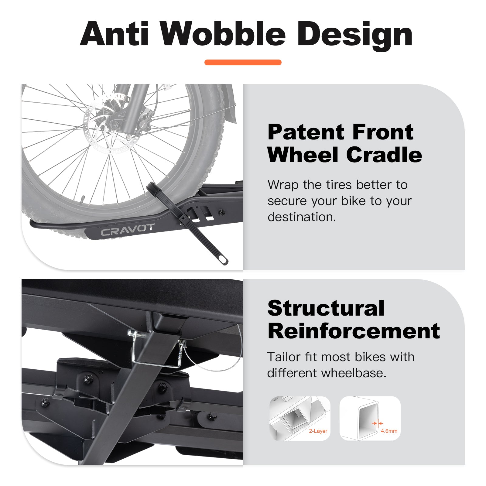 CRAVOT CyberRack E2 (25) Hitch Bike Rack
