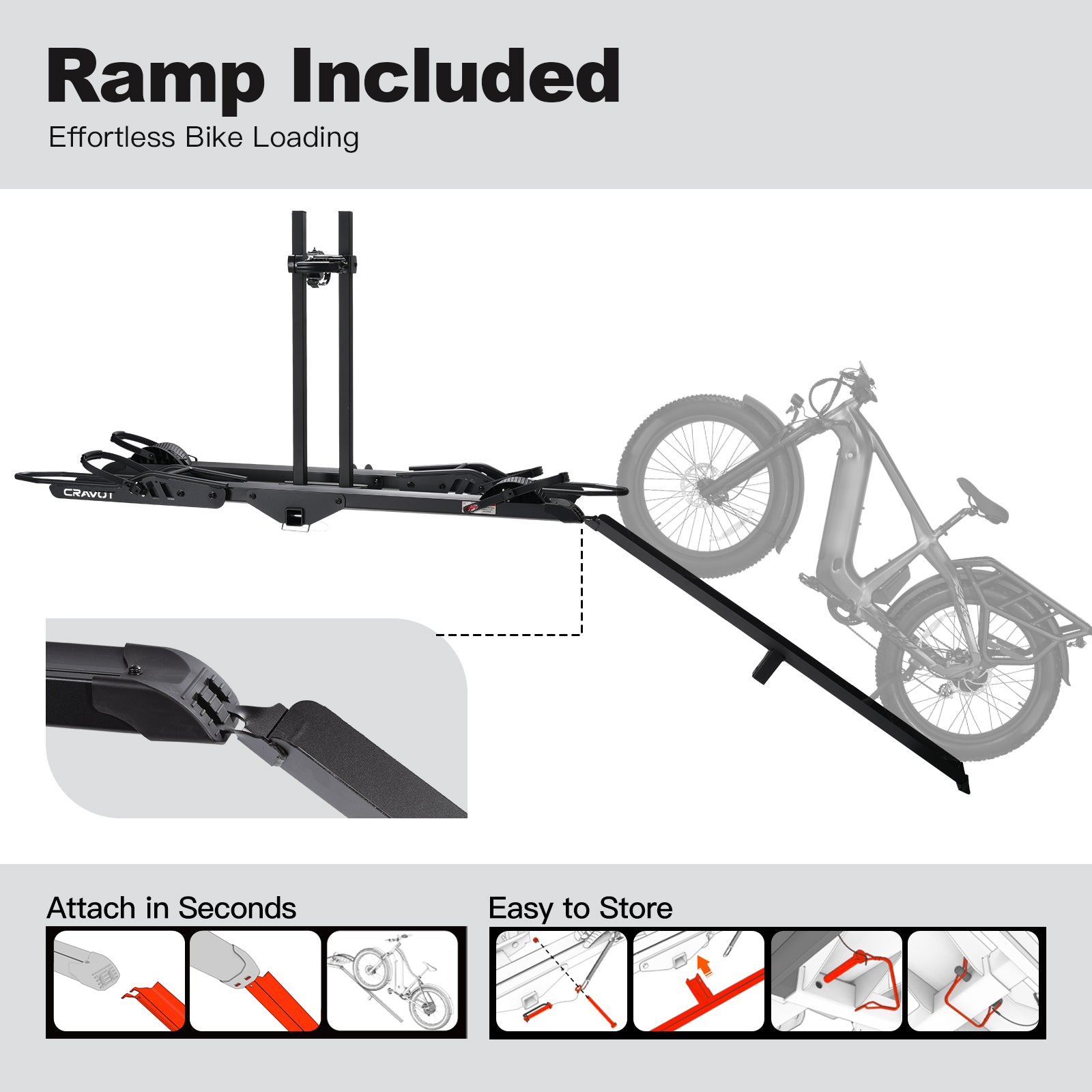 CRAVOT CyberRack E2 (25) Hitch Bike Rack