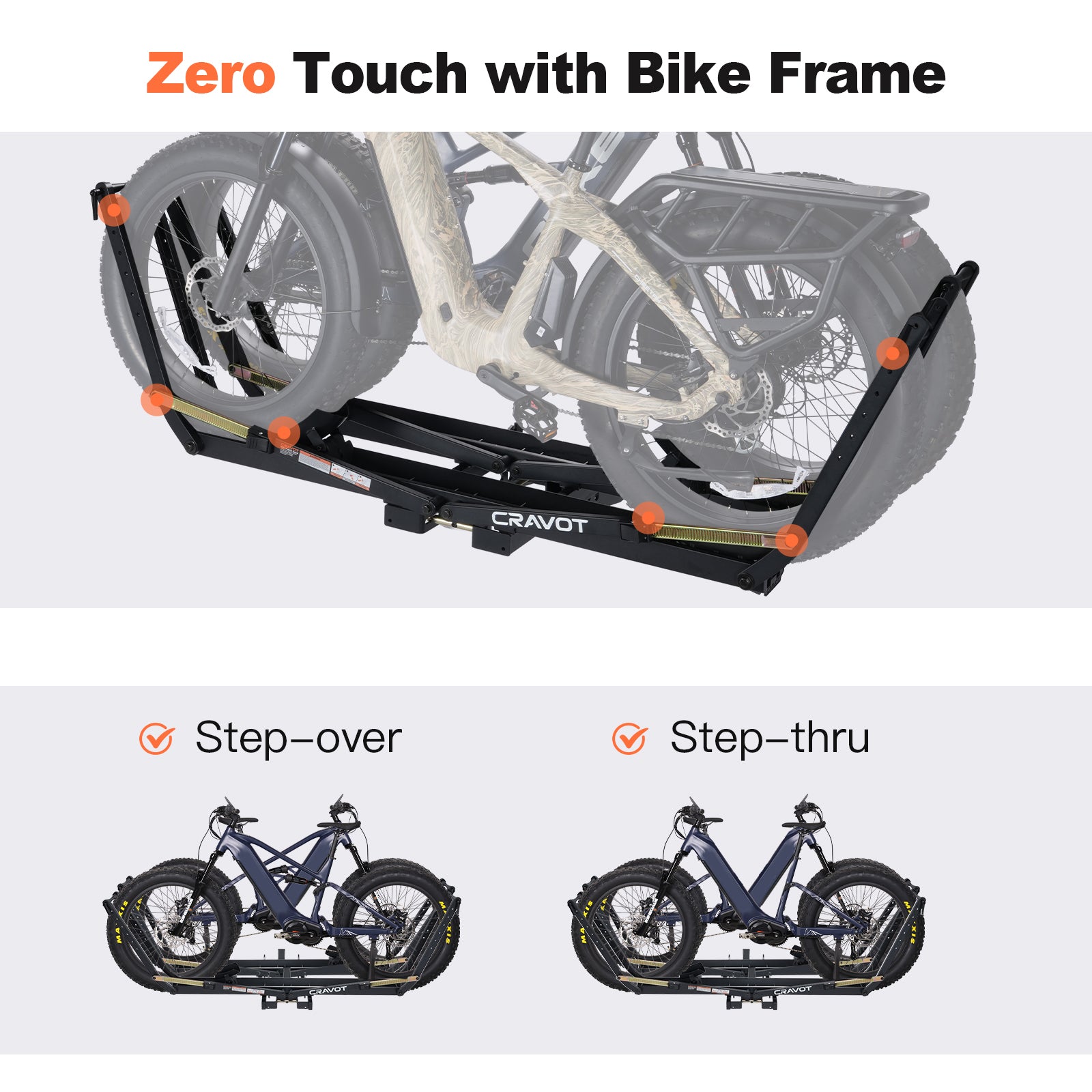 CRAVOT MagRack X2 MAX Foldable Hitch Bike Rack