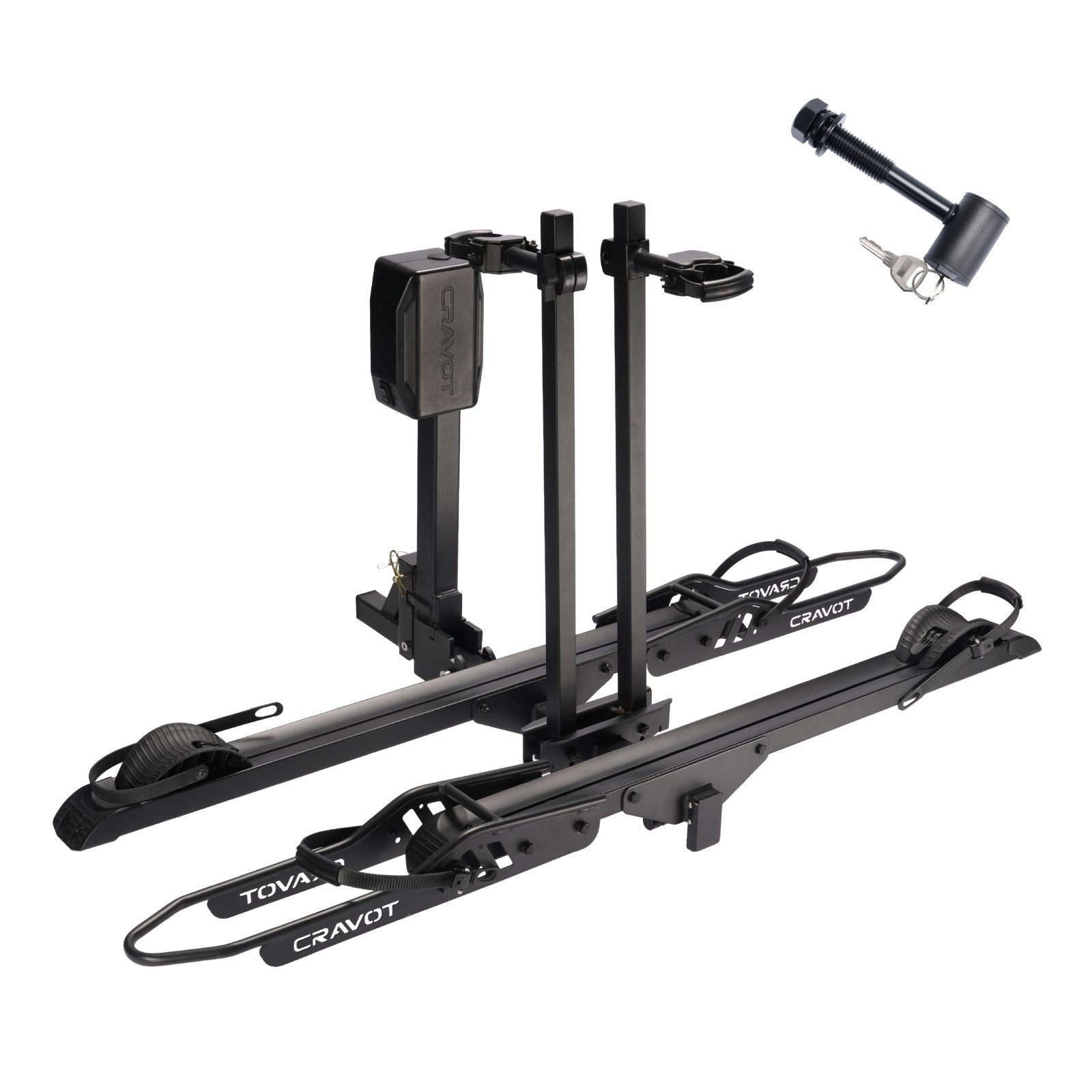 CRAVOT CyberRack E2 Electric Hitch Bike Rack, 2’’ Receiver, 200 LBS Capacity