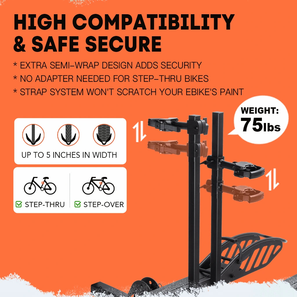 E2 Hitch Bike Rack features