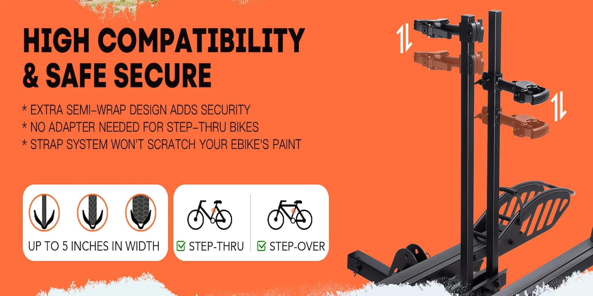 E2 Hitch Bike Rack features
