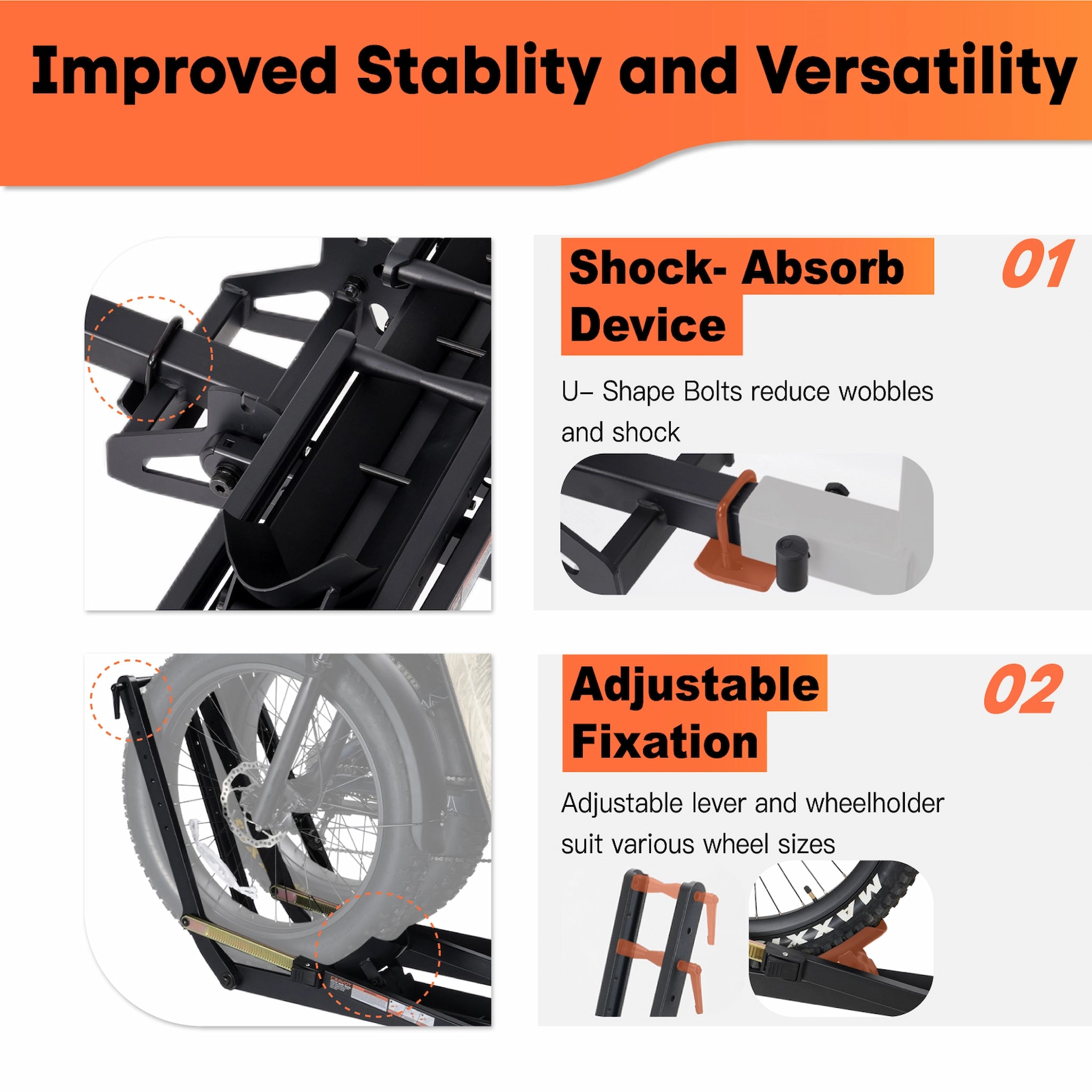 CRAVOT MagRack X2 MAX Foldable Hitch Bike Rack