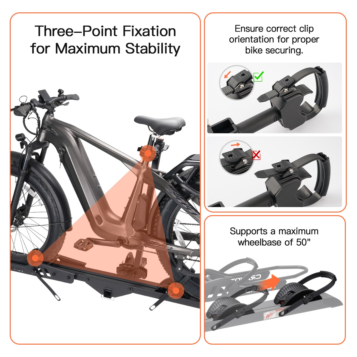 CRAVOT CyberRack E1 (25) Hitch Bike Rack