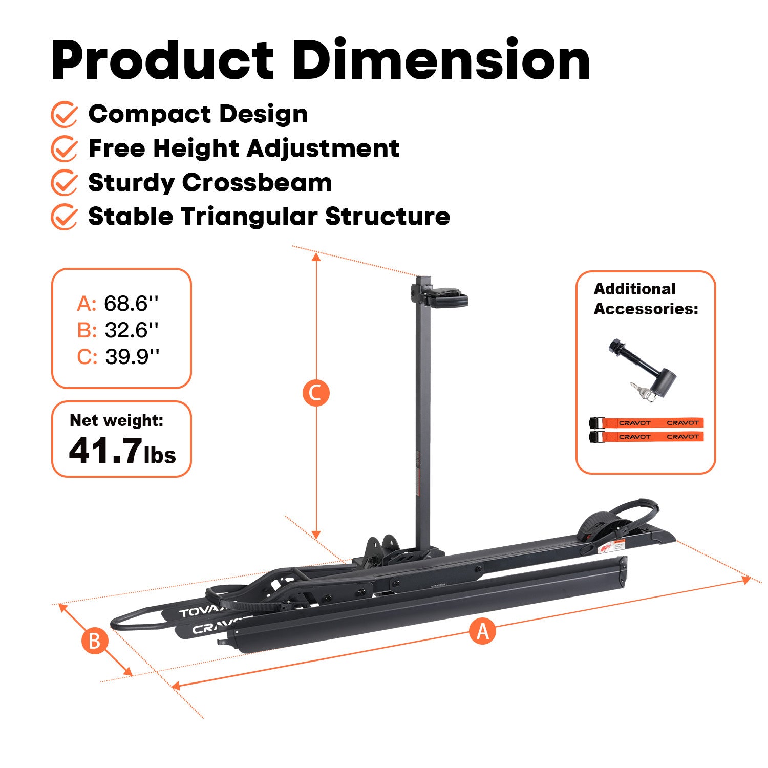 CRAVOT CyberRack E1 (25) Hitch Bike Rack