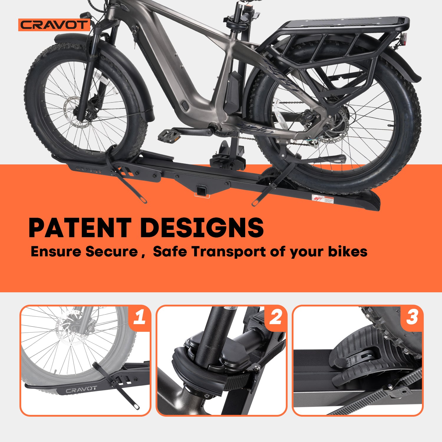 CRAVOT CyberRack E1 (25) Hitch Bike Rack