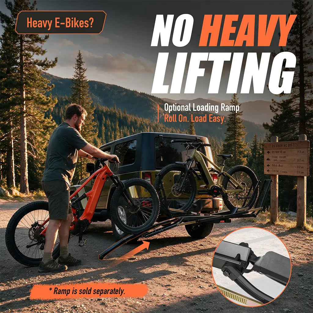 CRAVOT MagRack X2 Foldable 2-Bike Hitch Bike Rack